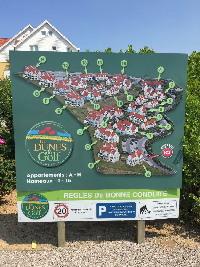 Les Dunes Du Golf First Line Sea View App Block B 1-3 Wimereux Esterno foto